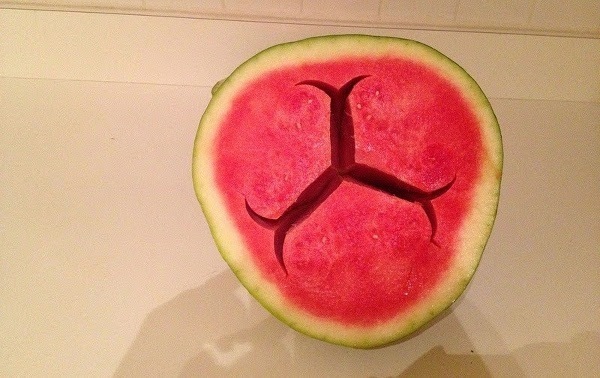 Watermelon Cracked Inside