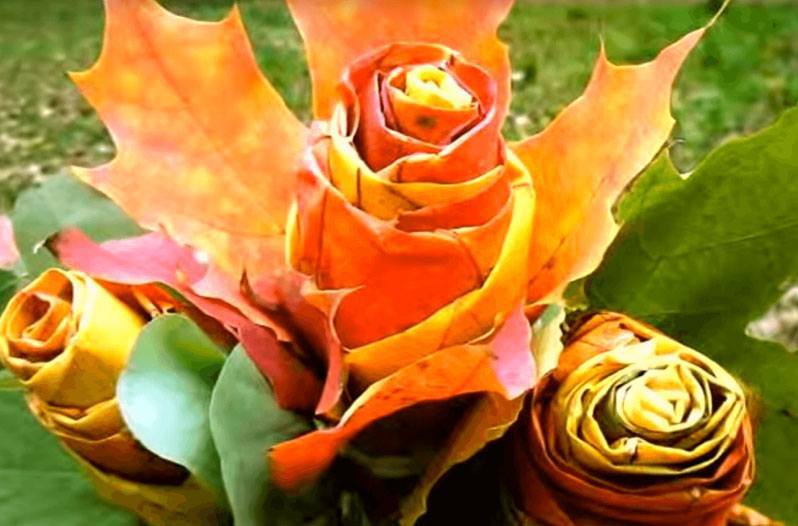 Autumn Leaves Bouquet