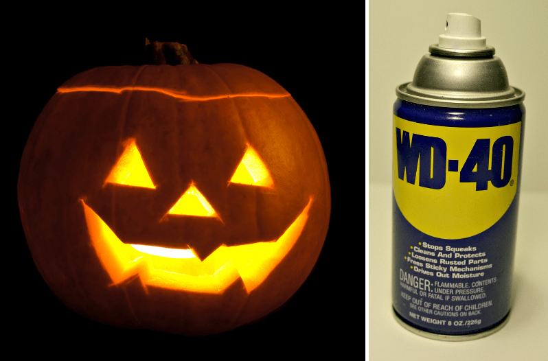 wd-40 pumpkin