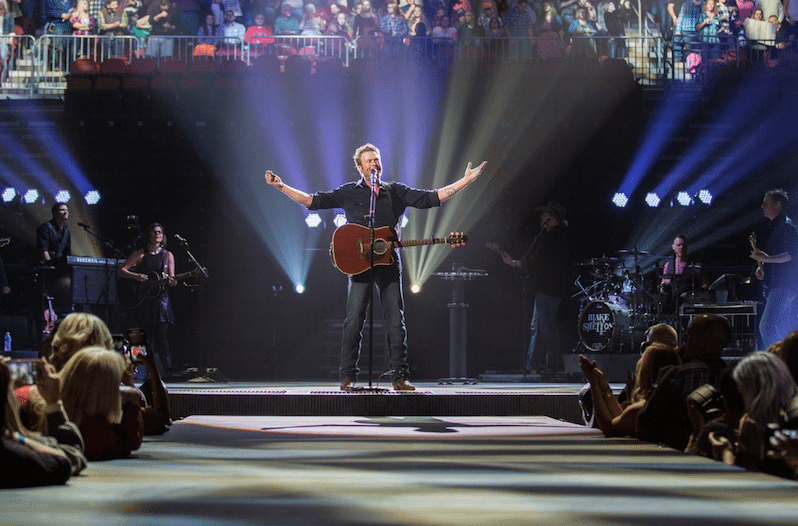 Blake Shelton 2016 fall tour dates