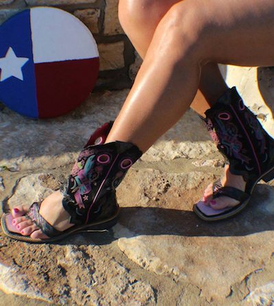 cowboy boots sandals