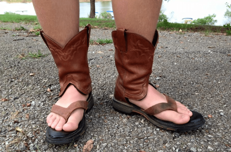 Cowboy Boot Sandals