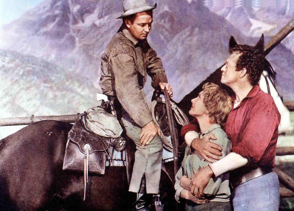 film still of Alan Ladd in "Shane"