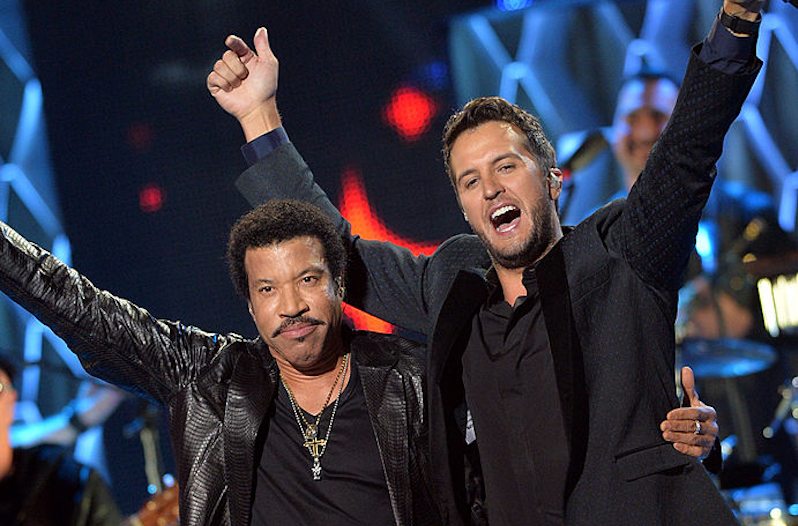 Luke Bryan and Lionel Richie