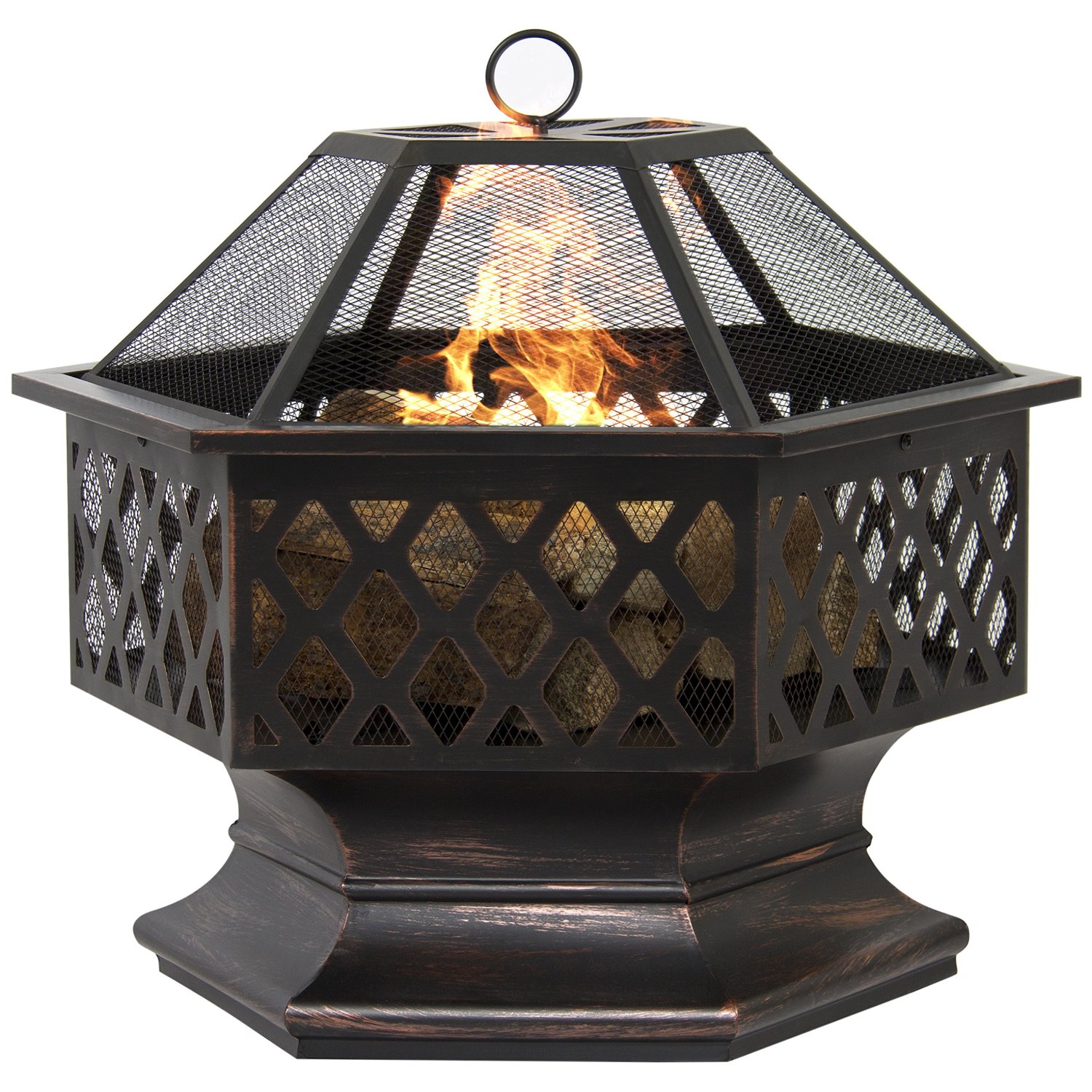 bronze fire pit