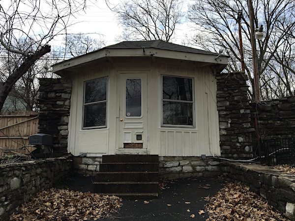 To enter the property, you had to pass by the guard shack. Inside, a computer and various items still sit untouched nearly a decade after the fire.