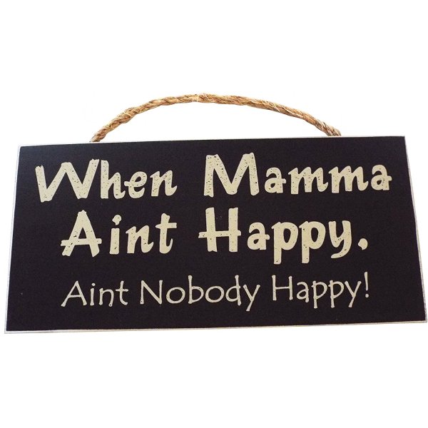 wooden sign