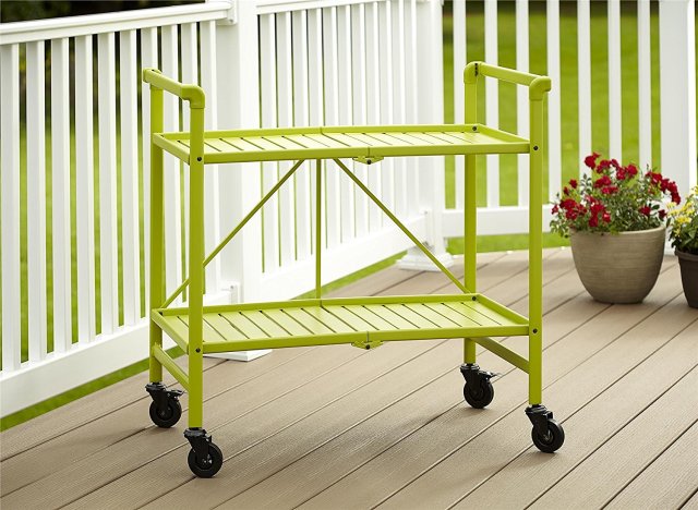 rolling serving cart