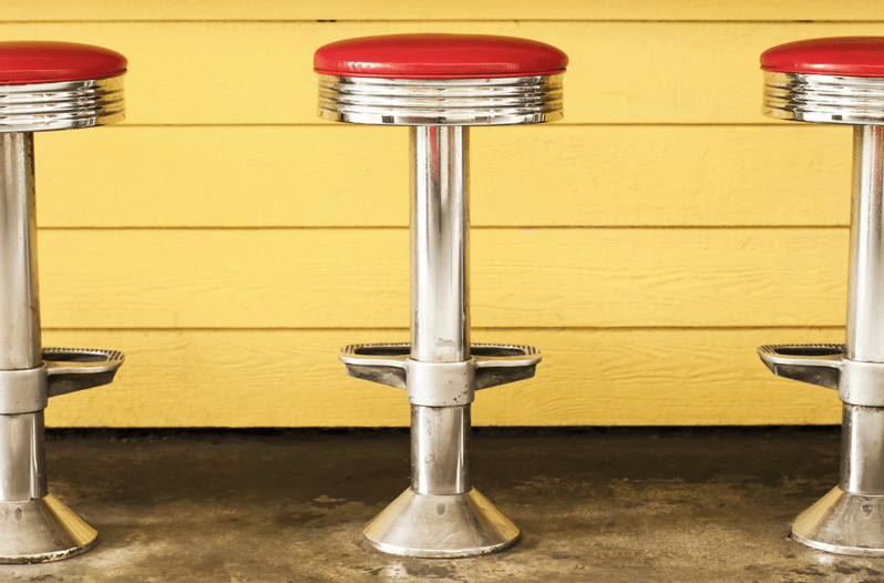 50's diner stools