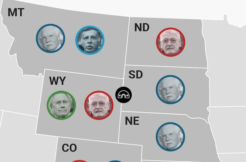 map shows