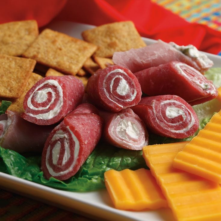 Cream Cheese & Sweet Bologna Roll-Ups