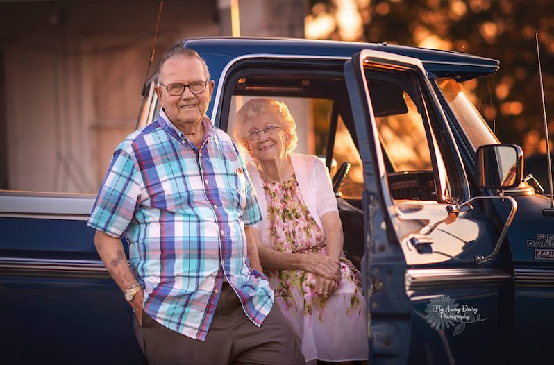 elderly couple
