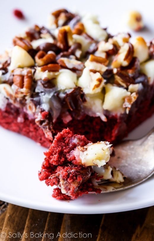 Red Velvet Seven Layer Bars&nbsp;