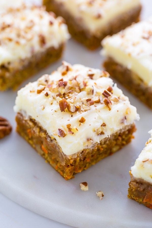 carrot cake bars