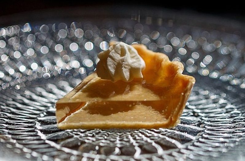 translucent pumpkin pie