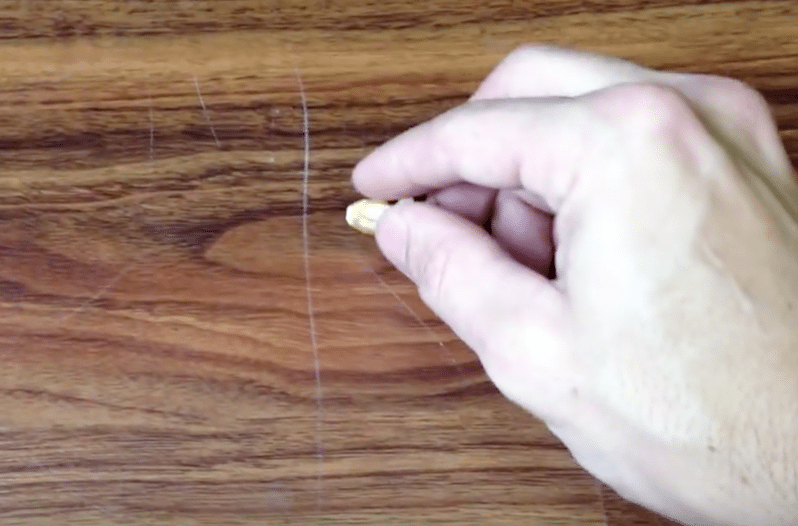fix wood scratches