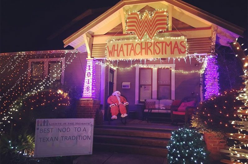 Whataburger Christmas Lights