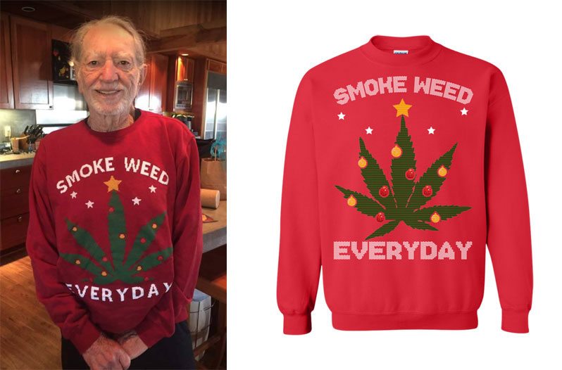 willie nelson sweater