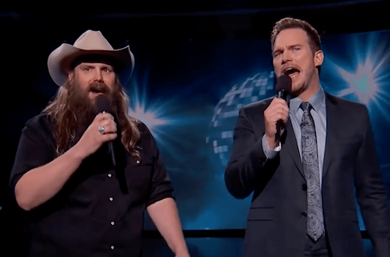 Chris Stapleton and Chris Pratt