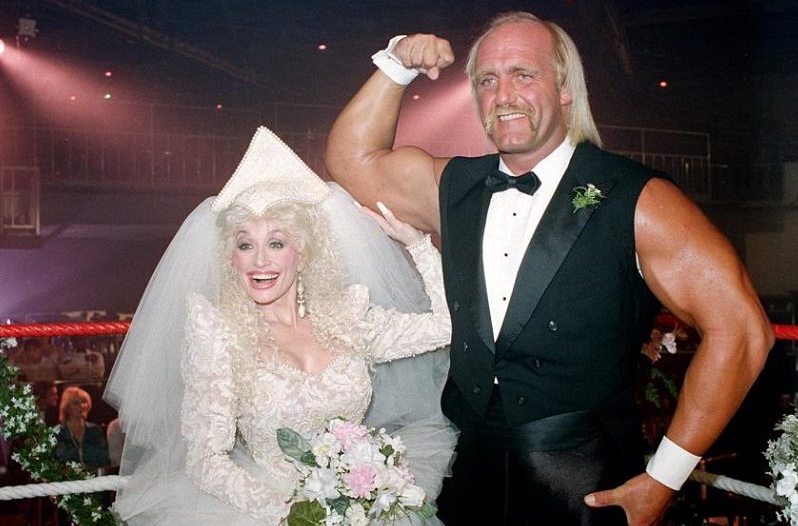 Dolly Parton and Hulk Hogan