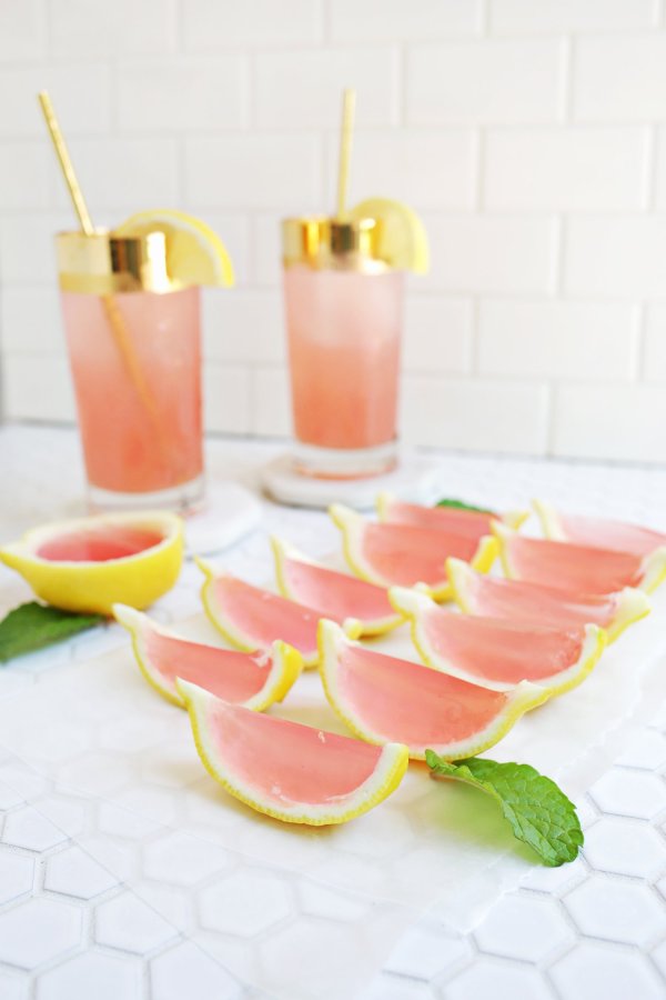 pink lemonade jello shots