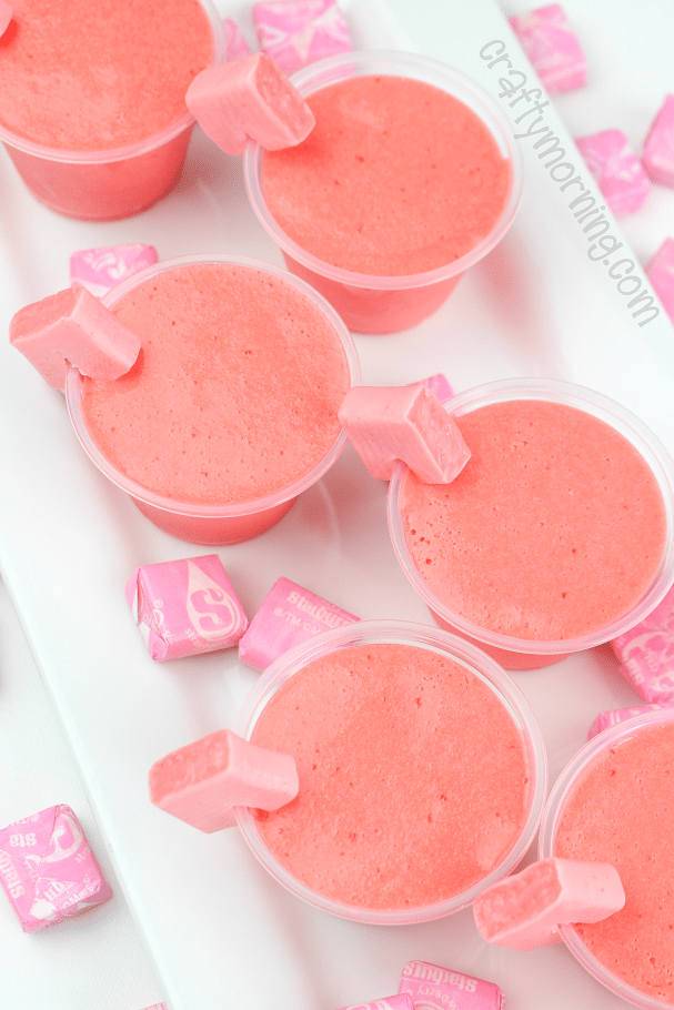 pink starburst jello shots