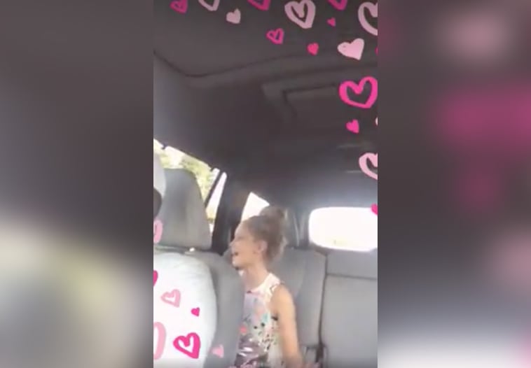 Girl Sings Cry Pretty