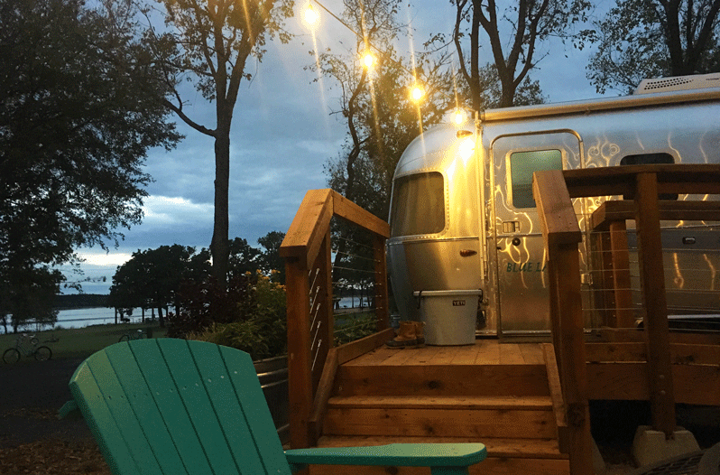 Airstream Camping Lake Bastrop North Shore Park