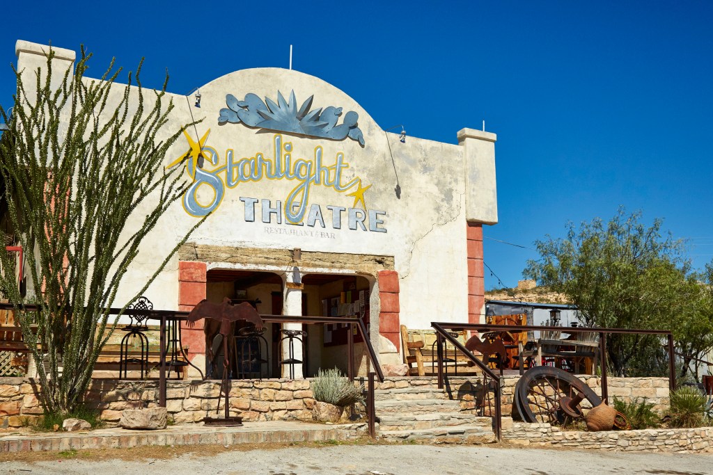 Starlight Theatre, Terlingua Ghost Town, USA. 