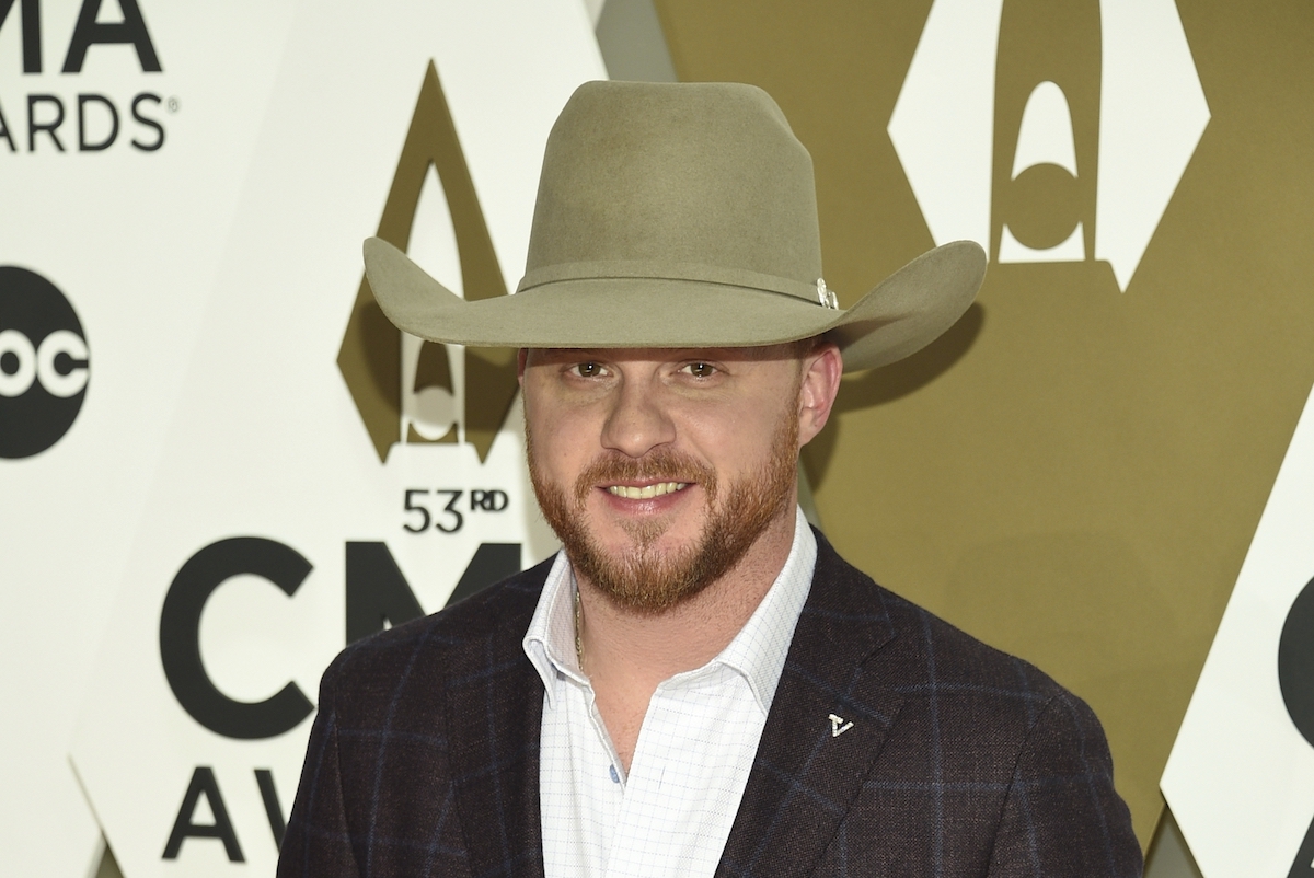 An AP image of Cody Johnson from the CMA Awards red carpet
