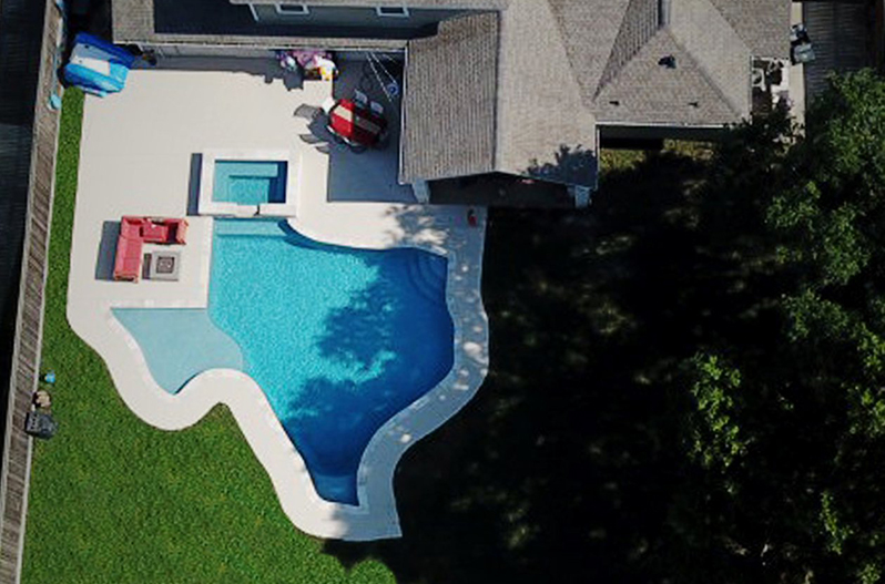 Texas Shaped Pool