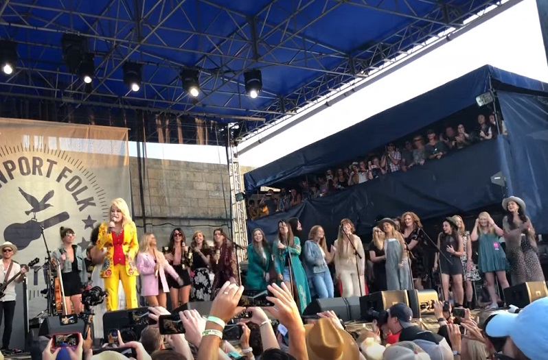 Dolly Parton Newport Folk Festival