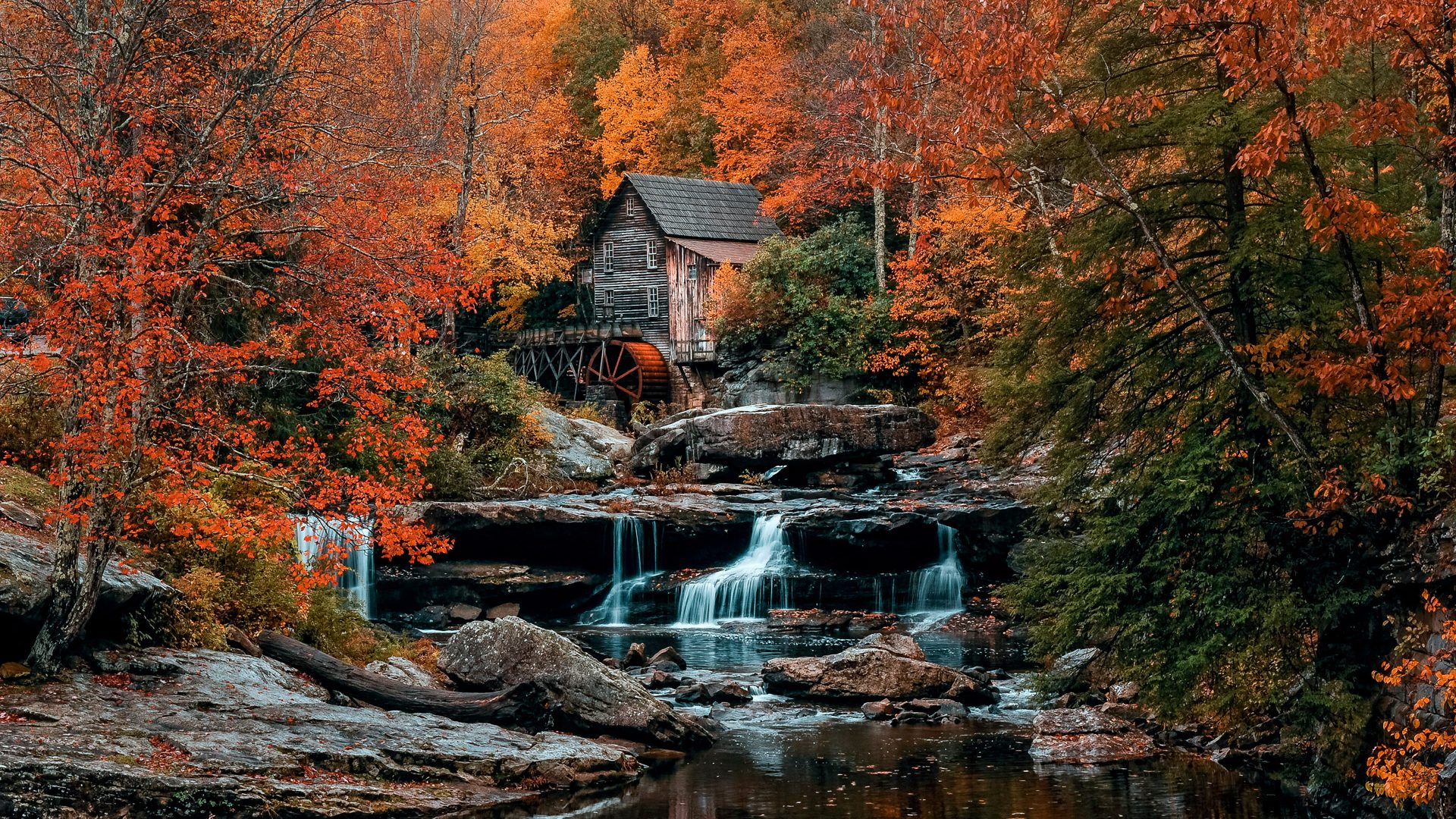Glade Creek Grist Mill at Babcock State Park