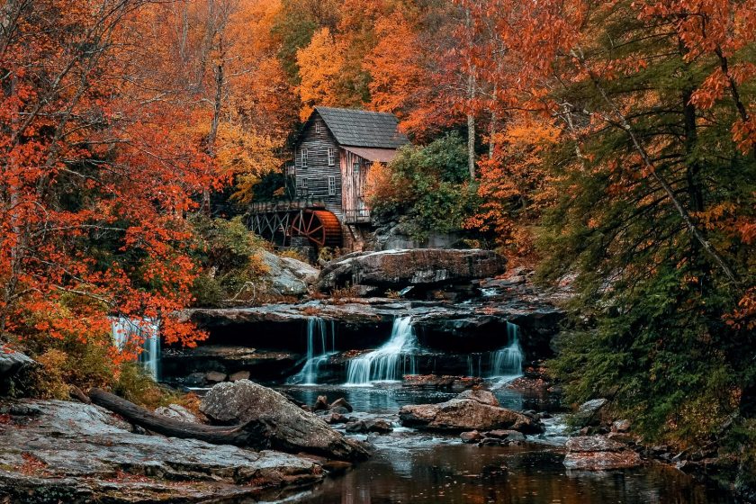 Glade Creek Grist Mill at Babcock State Park