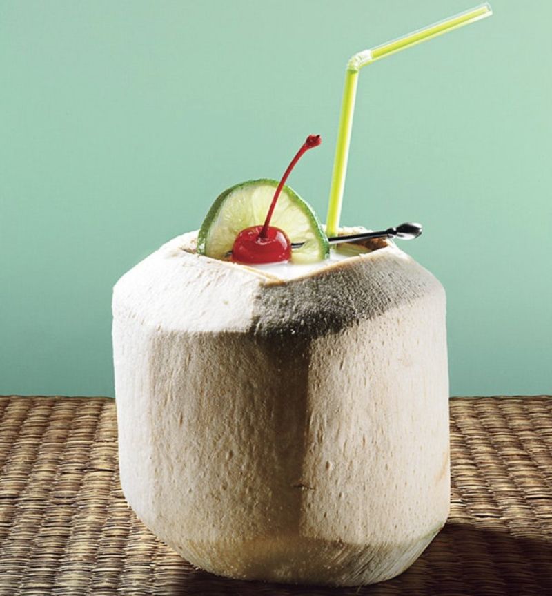 coconut with rum 