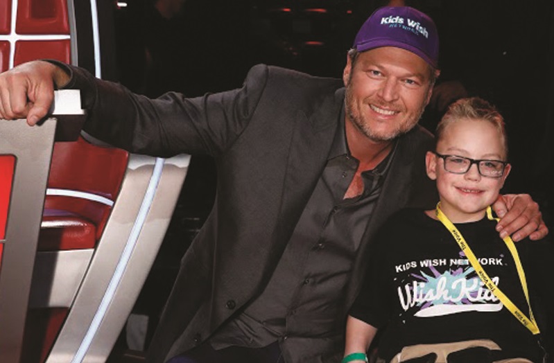 Blake Shelton 7 year old fan