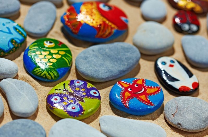 painted rocks-adobe stock