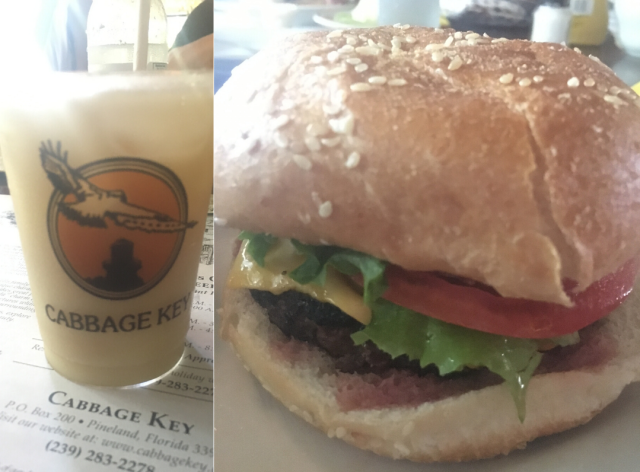 Cabbage Key Inn Cheeseburger