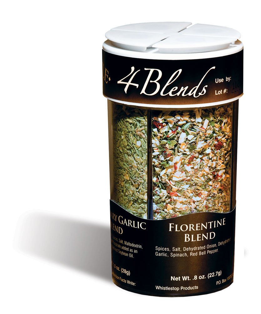 Original WhistleStop Cafe Recipes | 4-Blends Seasoning | 3.55-oz | 1 4-in-1 Shaker