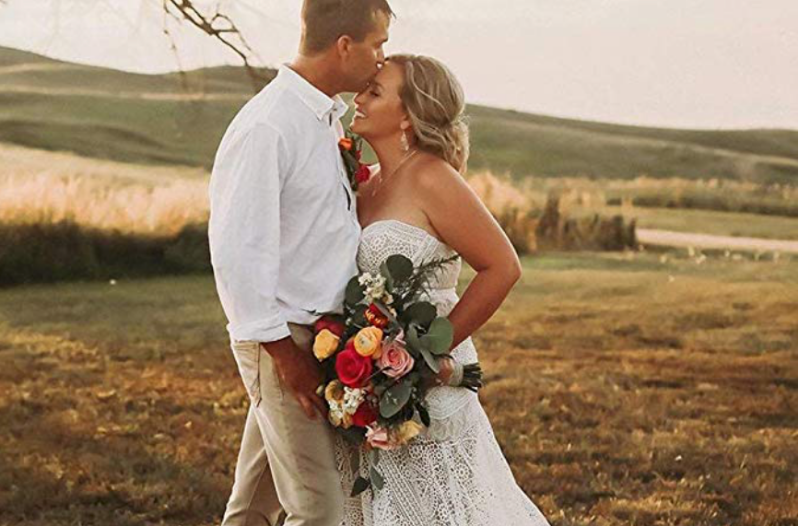 hippie wedding dress