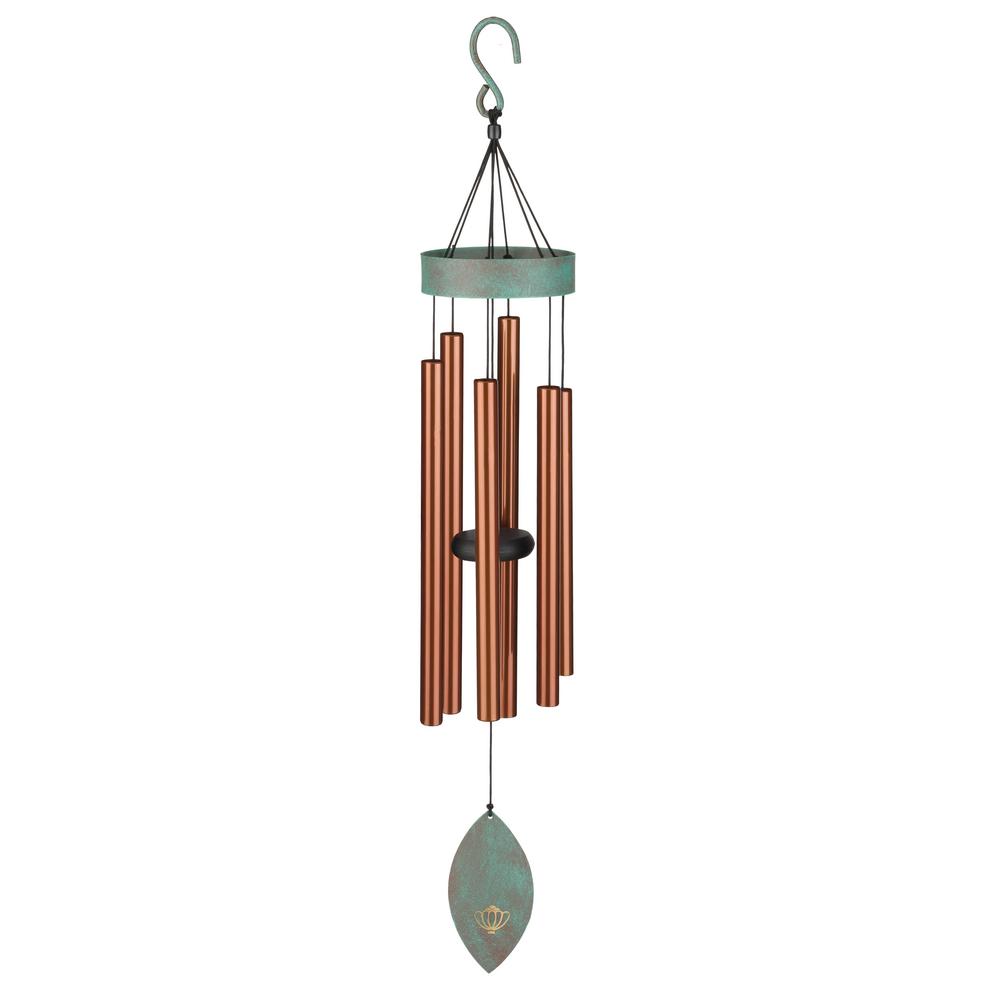 Precision-Tuned Patina Breeze 32 in. Bronze Wind Chime