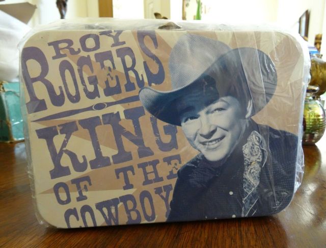 Roy Rogers Dale Evans King of the Cowboys Queen of West Lunchbox Tin Tote Vandor