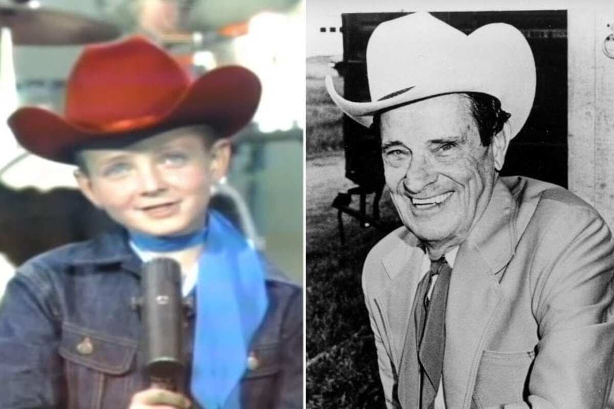 Screenshot of Ernest Tubb's son via YouTube/ Photo of Ernest Tubb