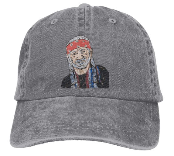 KkdsKkds Willie Nelson Unisex Baseball Cap Classic Retro Trucker Cap Sun Baseball Cap