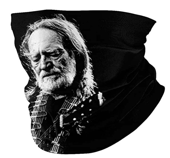 Dustproof Face Scarf Cover Mask Willie Nelson Bandanas UV Protection Neck Gaiter for Outdoors