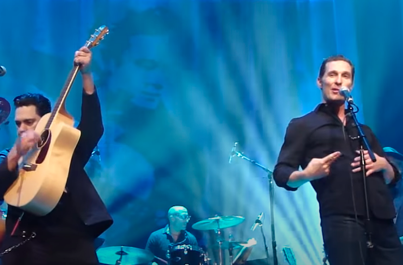 Matthew McConaughey Sings Johnny Cash