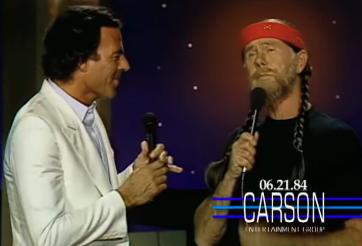 Johnny Carson Willie Nelson