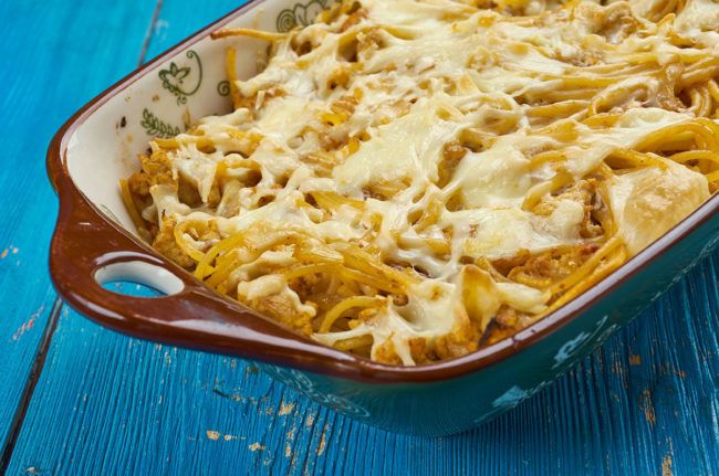 Leftover Spaghetti Casserole