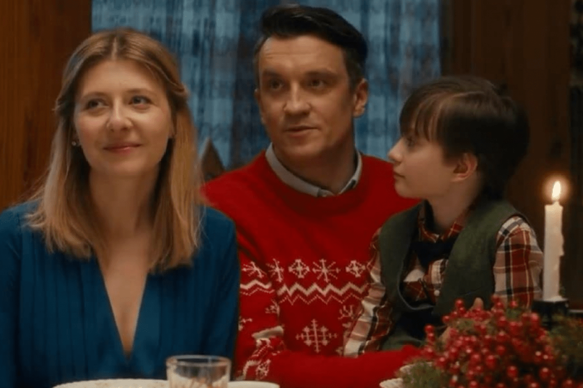 Cyprian Grabowski, Michal Czernecki, and Anna Smolowik in David and the Elves (2021)