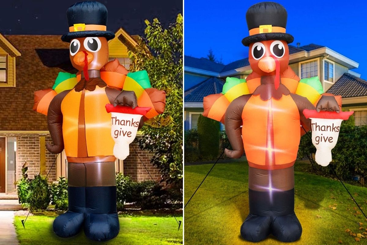 inflatable 10 foot turkey